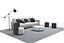 Stoffsofa-Set