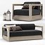 RH Outdoor Paloma Teak Sofa