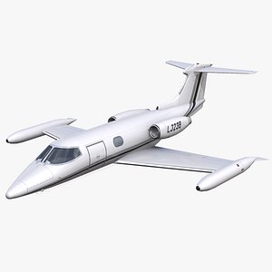 3D model Learjet 23