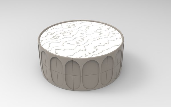 Round Coffee Table 3D model