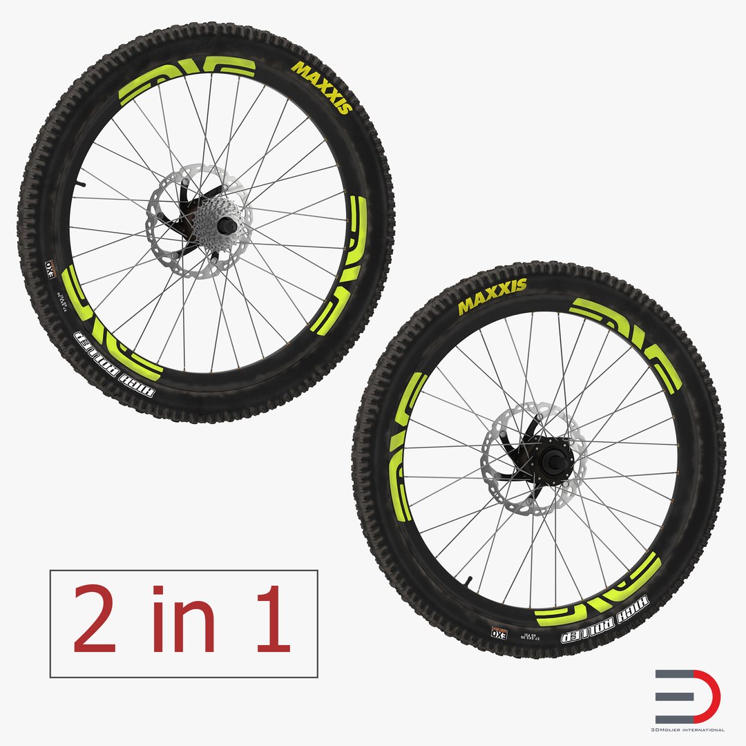Bicycle Wheels 3D Models Collection 3D model preview