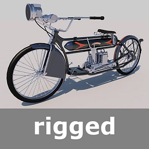 Rigged Henderson Model-A 1912 Motorcycle