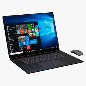 laptop computer notebook 3D model