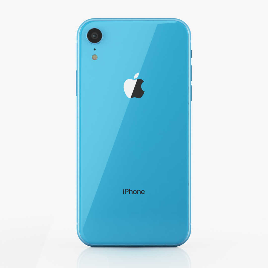 Apple Iphone Xr Blue 3D Model TurboSquid 1342234