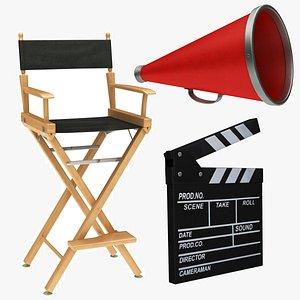 3D Director Equipment Collection 3 in 1