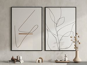 Minimalist Abstract Wall Art Set