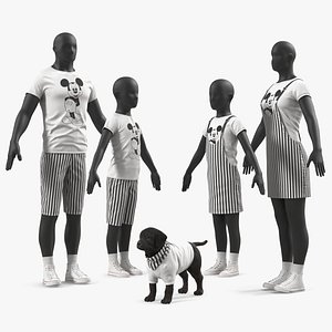 Disney Family Look Clothing Set with Dog Outfit