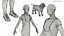 3D Disney Family Look Clothing Set with Dog Outfit model