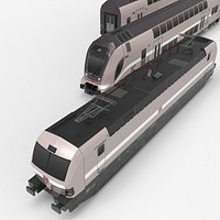 Metro Tube train subway car Bombardier TWINDEXX Bahn
