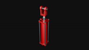 3D Hydraulic cylinder model