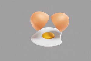 3D Cracked Egg