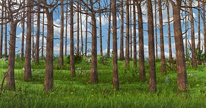 Cartoon Forest