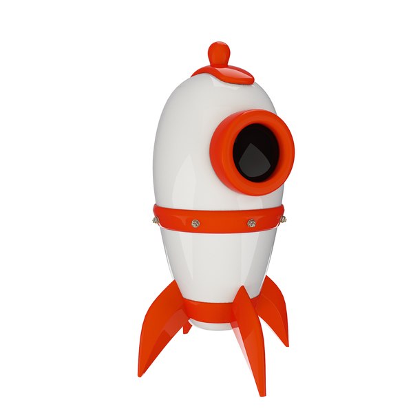 Cartoon space rocket 3D model - TurboSquid 1632373