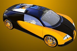 3D model Car Bugatti Veyron