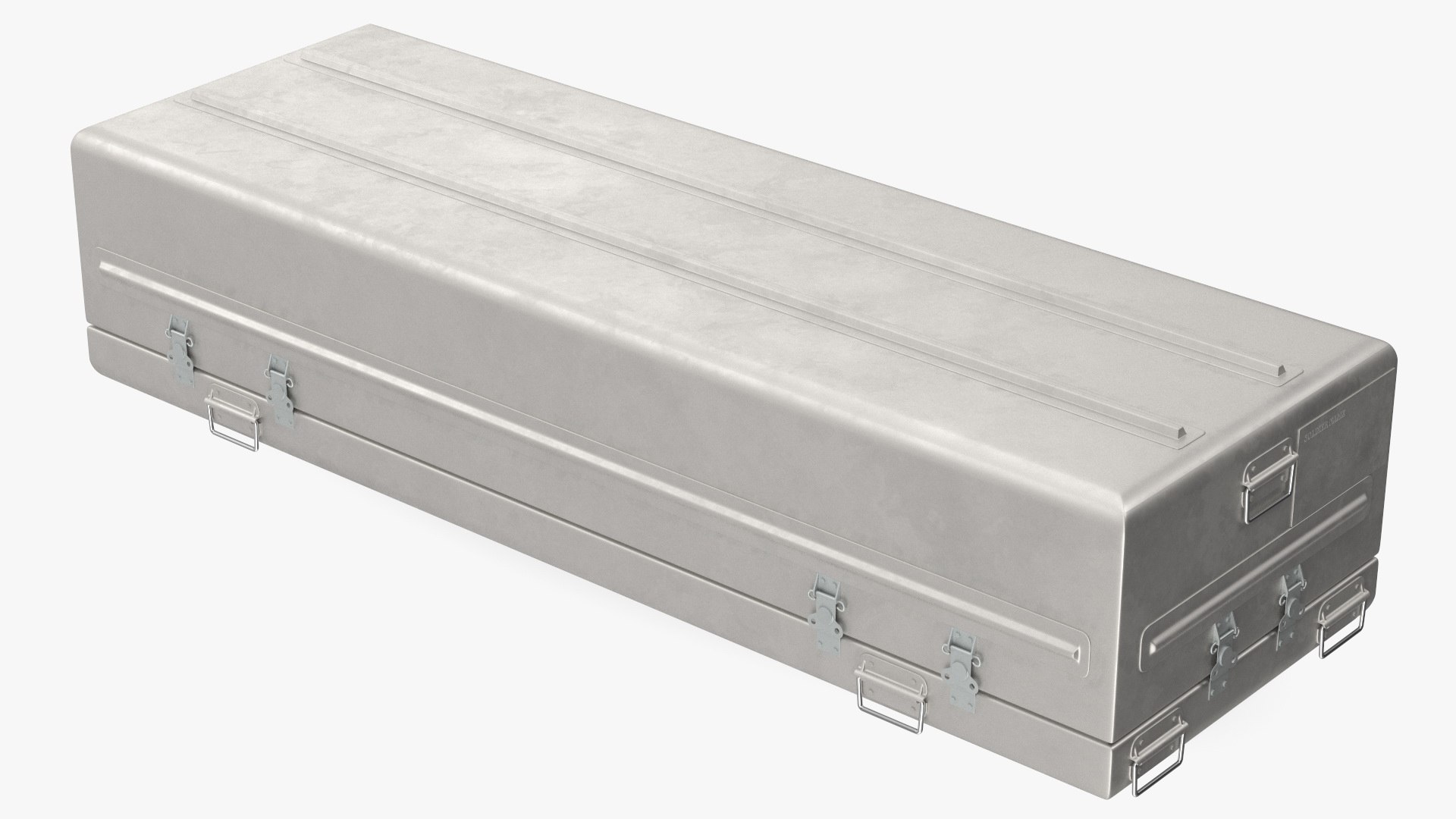 Military Funeral Casket 3D model preview