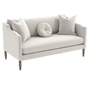 McGee and Co Gemma Settee sofa banquette 3D model
