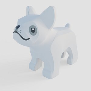 LEGO Bulldogfig 3D