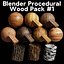 Blender Procedural Wood Material Pack 1
