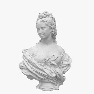 Baroness Sipiere  Plaster bust 3DModel