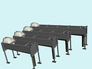 3d 3ds bath-drinker cows