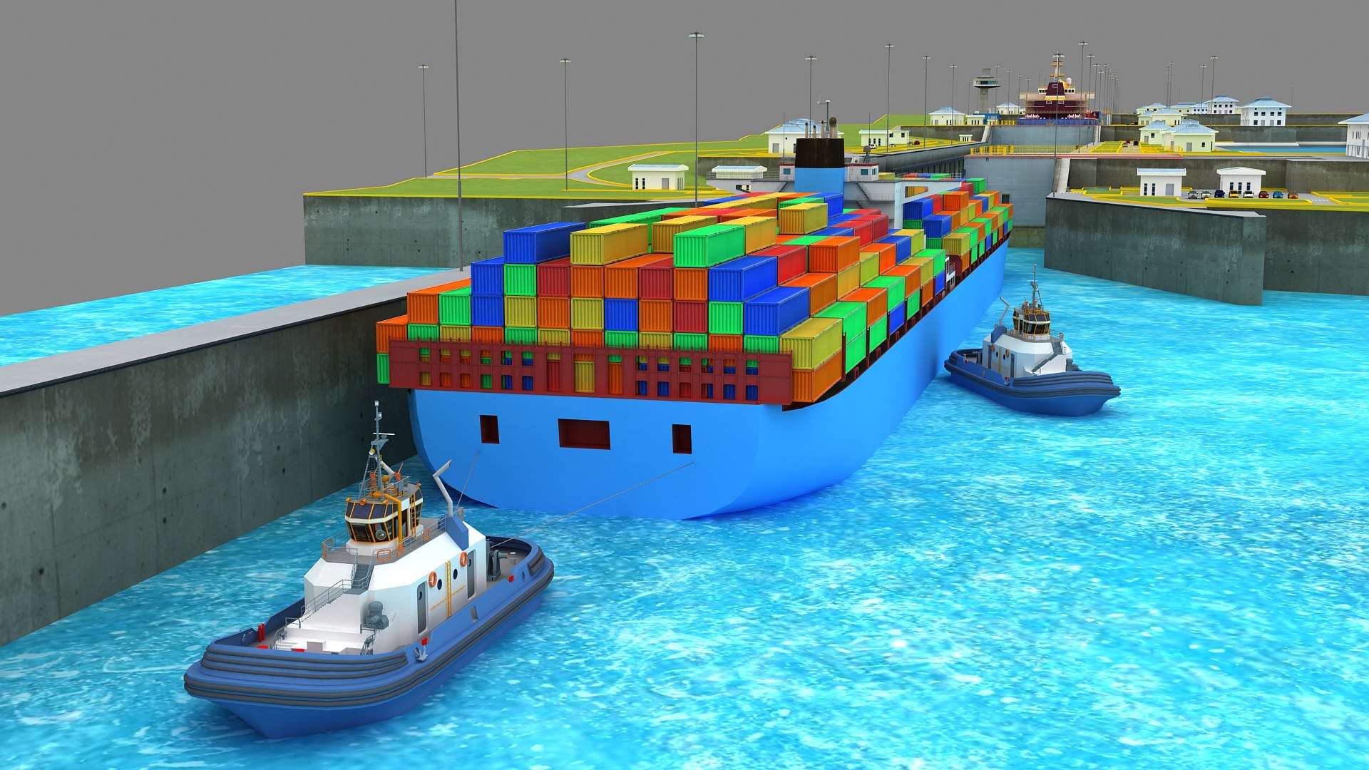 3D Agua Clara Locks - Panama Canal 3d Model model https://p.turbosquid.com/ts-thumb/se/xhHgQf/KB/aguaclarapanamacanal_00022/jpg/1735469928/1920x1080/fit_q87/a6c744f3f90b67b3540eea94c2eacea915223946/aguaclarapanamacanal_00022.jpg