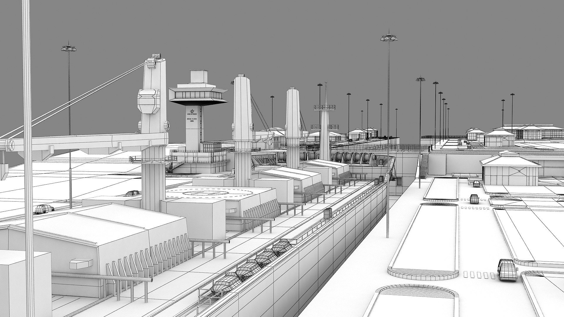 3D Agua Clara Locks - Panama Canal 3d Model model https://p.turbosquid.com/ts-thumb/se/xhHgQf/Uh/wire_aguaclara_00021/jpg/1735469954/1920x1080/fit_q87/b82e8cea5fa93eab3b9d4a17b6f2a270d5a55eb0/wire_aguaclara_00021.jpg