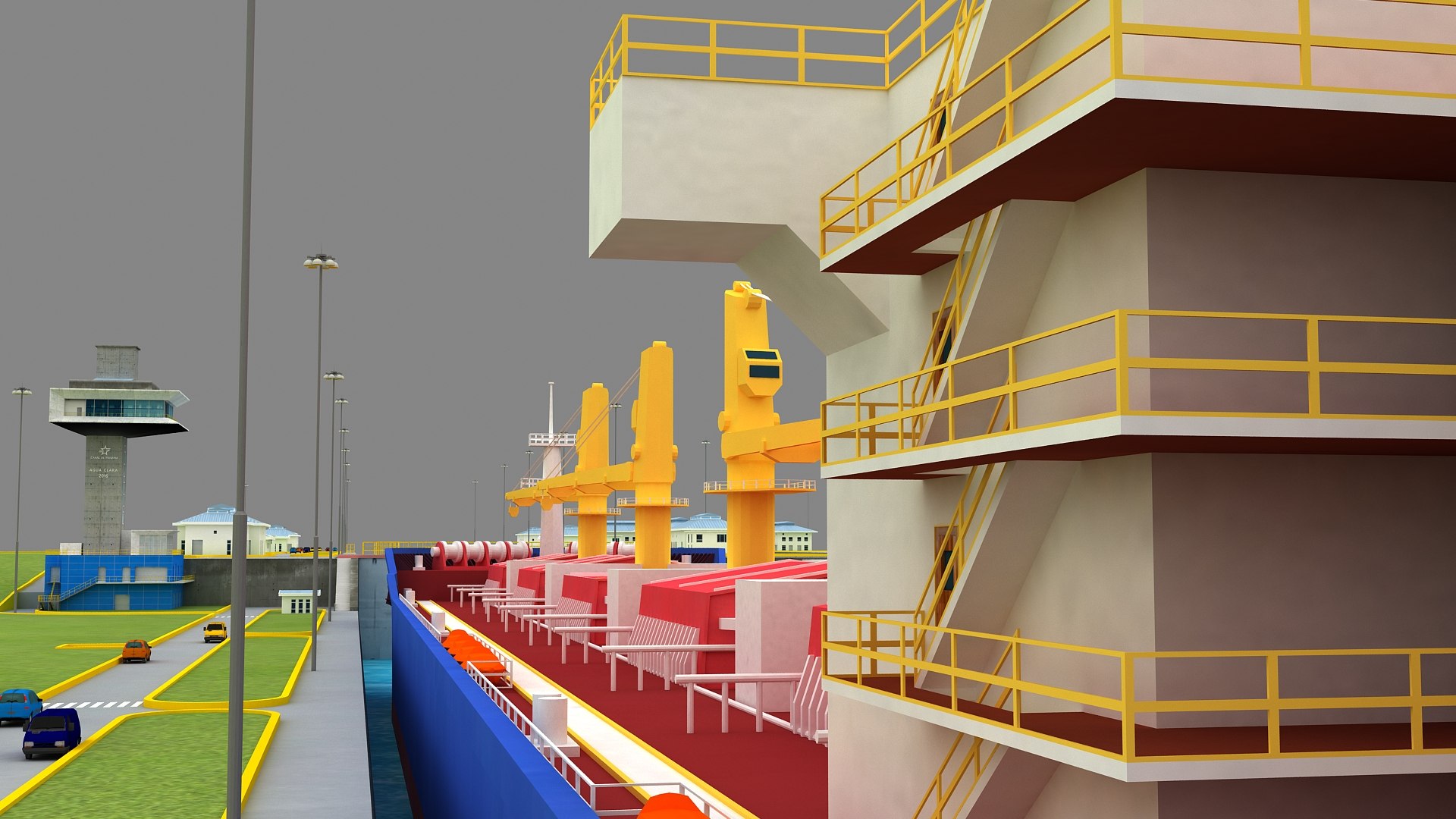 3D Agua Clara Locks - Panama Canal 3d Model model https://p.turbosquid.com/ts-thumb/se/xhHgQf/eY/aguaclarapanamacanal_00020/jpg/1735469921/1920x1080/fit_q87/b9afa7e447b7c692bde08fa0ccab488c5ed3f97e/aguaclarapanamacanal_00020.jpg