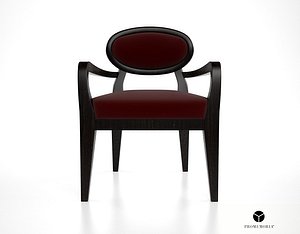 3ds max promemoria amina dining chair