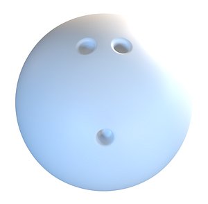 Bowling Ball 3D print model 3D model