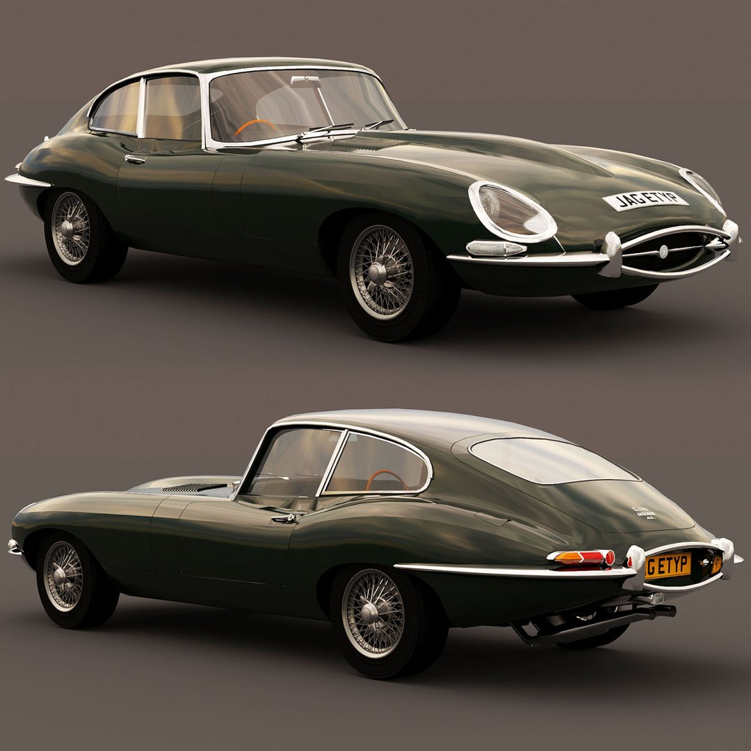 3D Model Jaguar E Type 1961 - TurboSquid 2044213 3D Model Jaguar E Type 1961 - TurboSquid 2044213