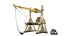Medieval weapon. Catapult Xlll-XlV century