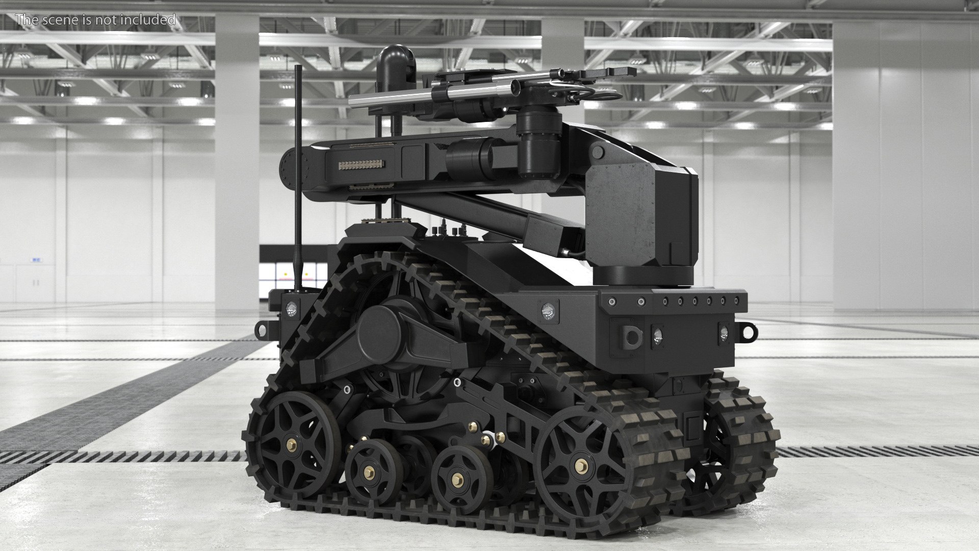 Scientific Robotic System Black On Caterpillar Tracks 3D - TurboSquid ...