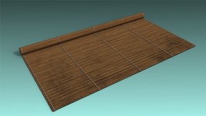 low-poly mat 3D model