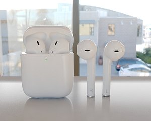 3D headphones earphone model