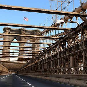 3D brooklyn bridge