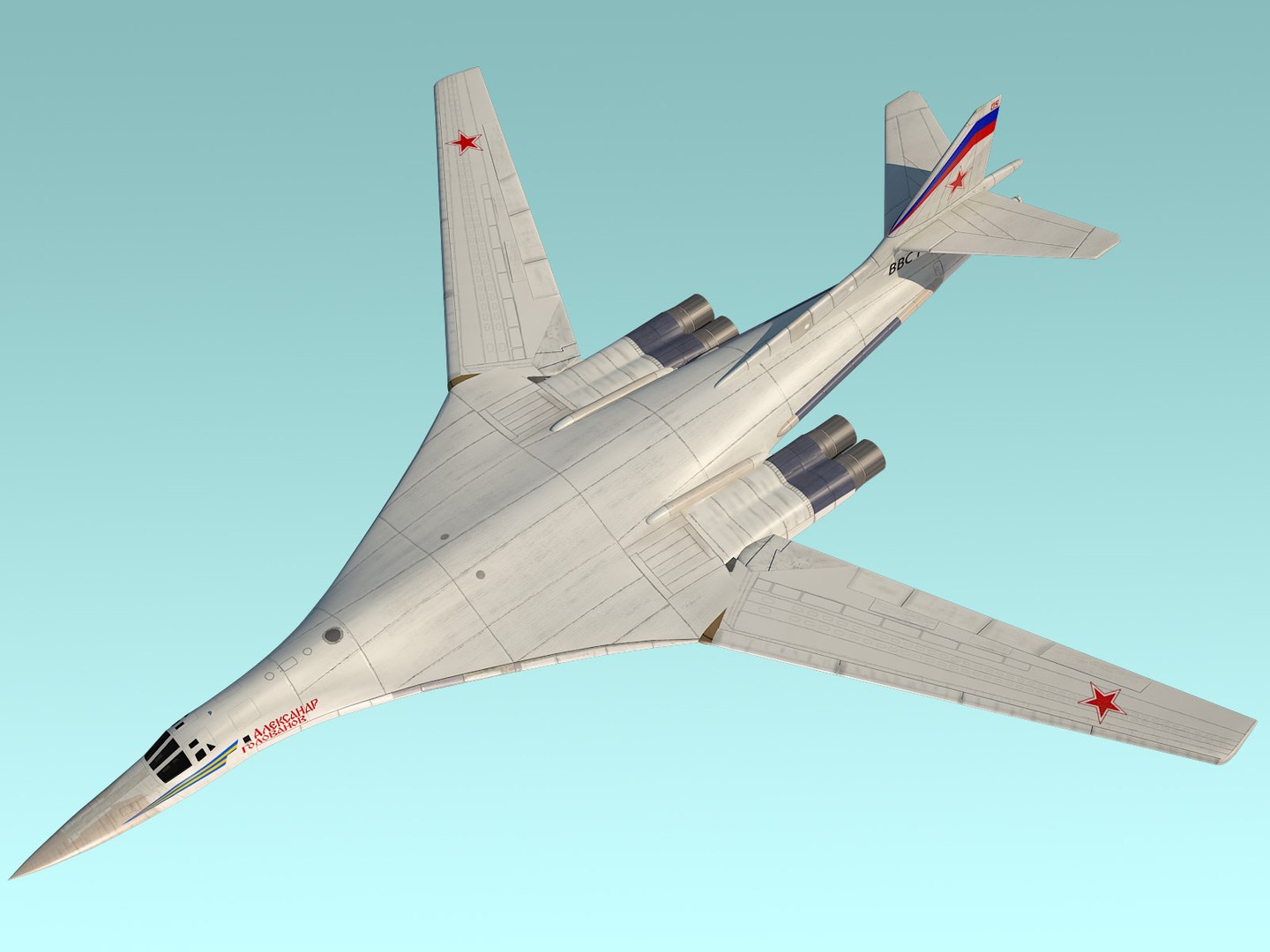 Russian Strategic Bomber Tupolev Model - TurboSquid 1232192
