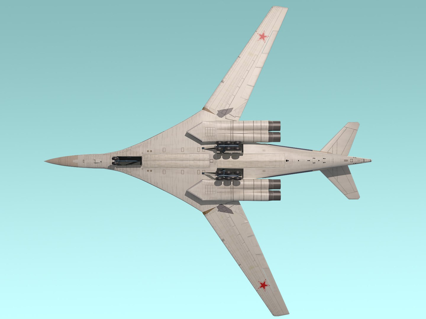 Russian Strategic Bomber Tupolev Model - TurboSquid 1232192