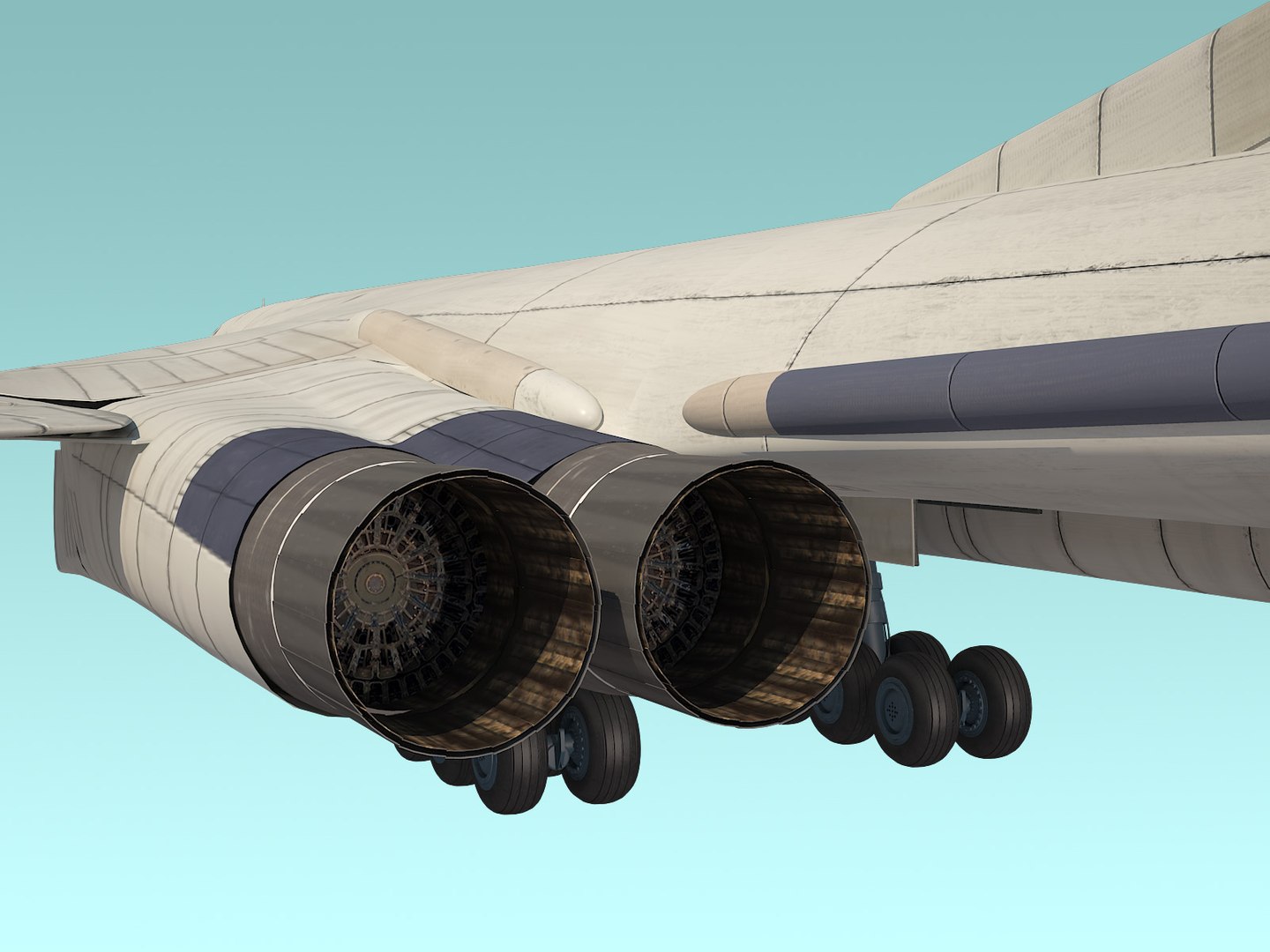 Russian Strategic Bomber Tupolev Model - TurboSquid 1232192