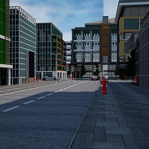 3D model business center