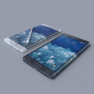 Samsung Galaxy Note Edge Black and White