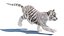 Rigged White Tiger Cub Fur
