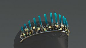Stylized Tiara 3D model