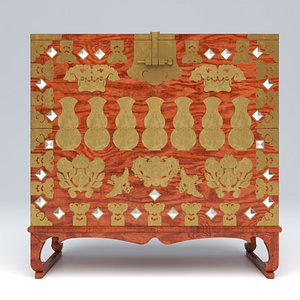 3D model KOREAN BANDAJI CHEST