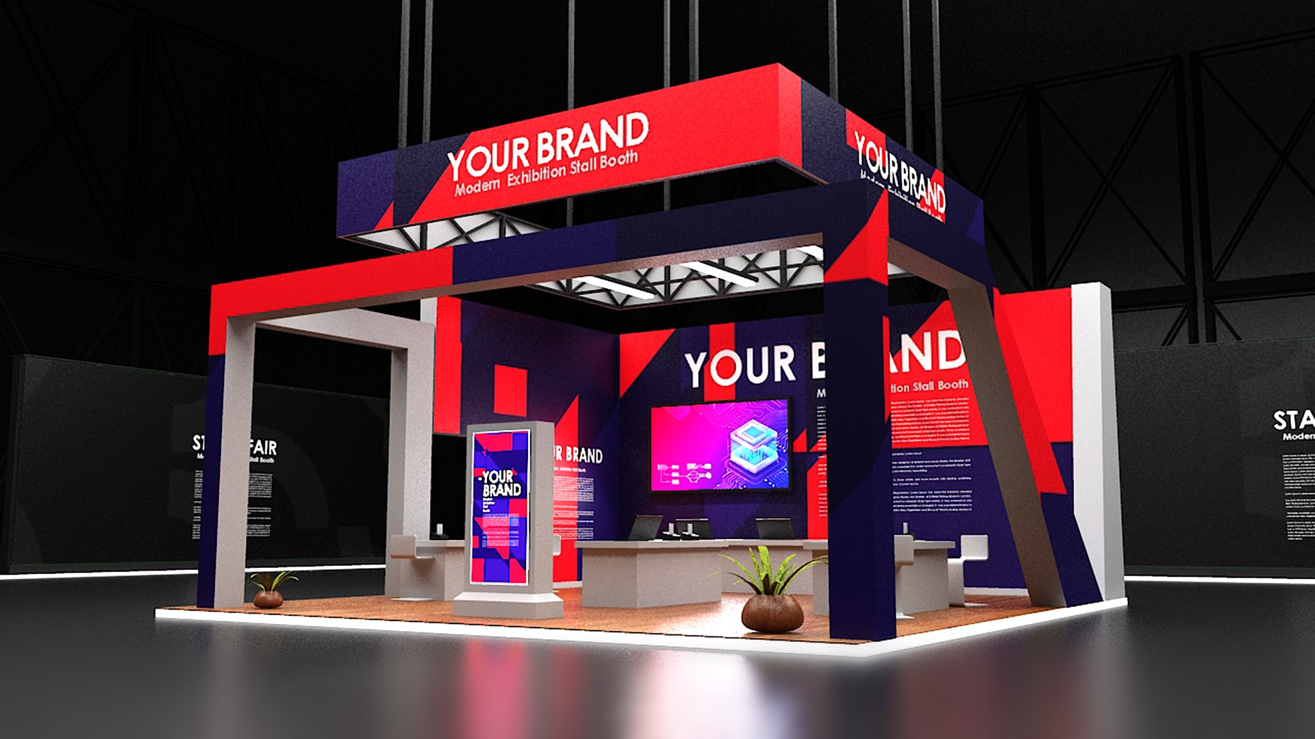 3D Modern Exhibition Stand Trade Show Booth 6 in1 Collection model https://p.turbosquid.com/ts-thumb/sf/Wx683r/7P/7/jpg/1788097625/1920x1080/fit_q87/28fb47d7ba01630f130d2158115066732753a4e8/7.jpg