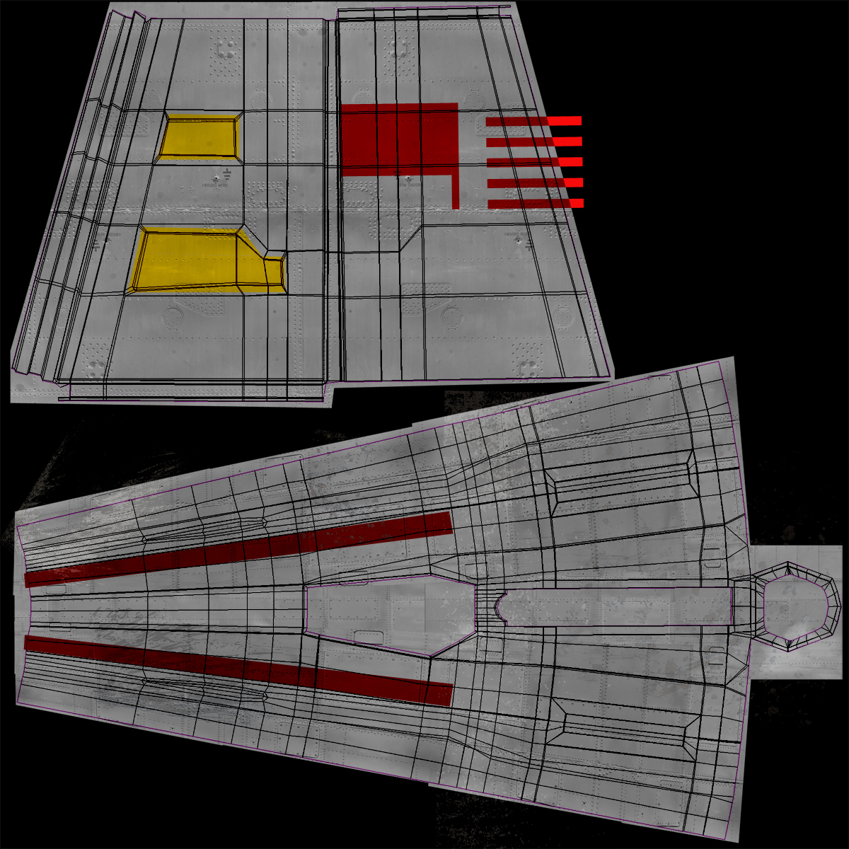 x-wing arigher 3d max