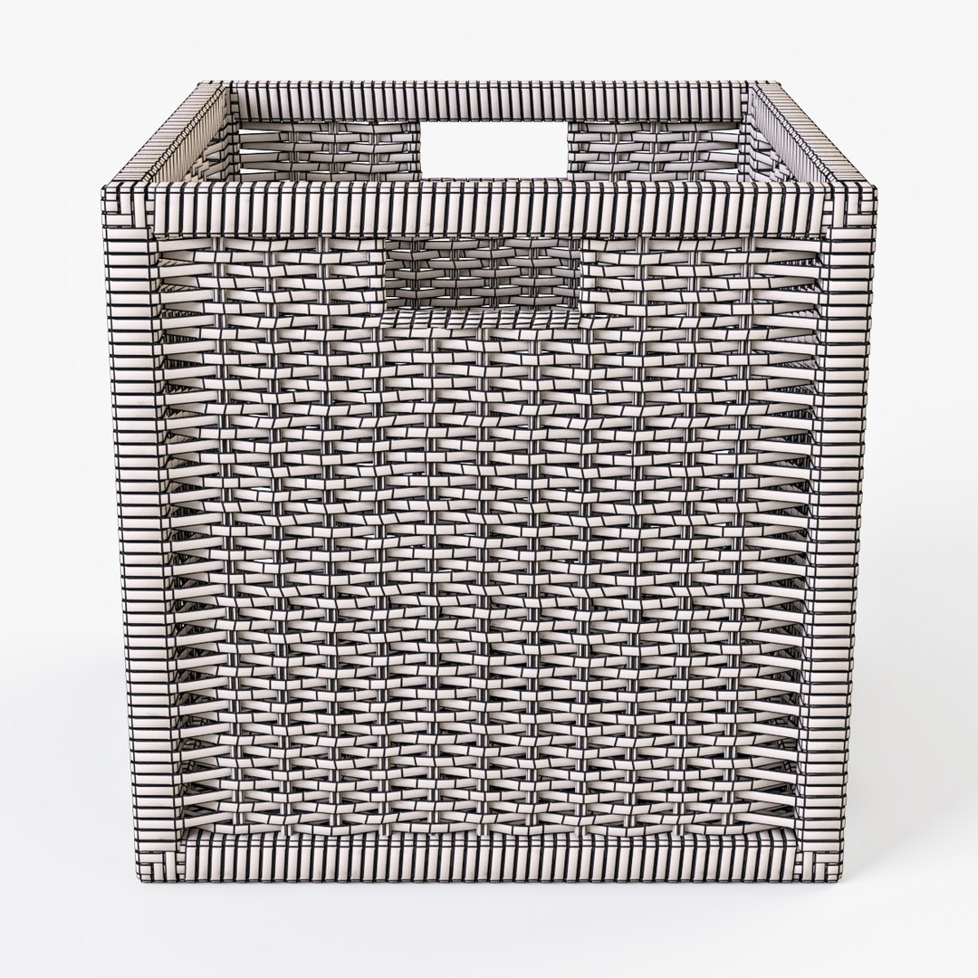 3d Rattan Basket Ikea Branas Model