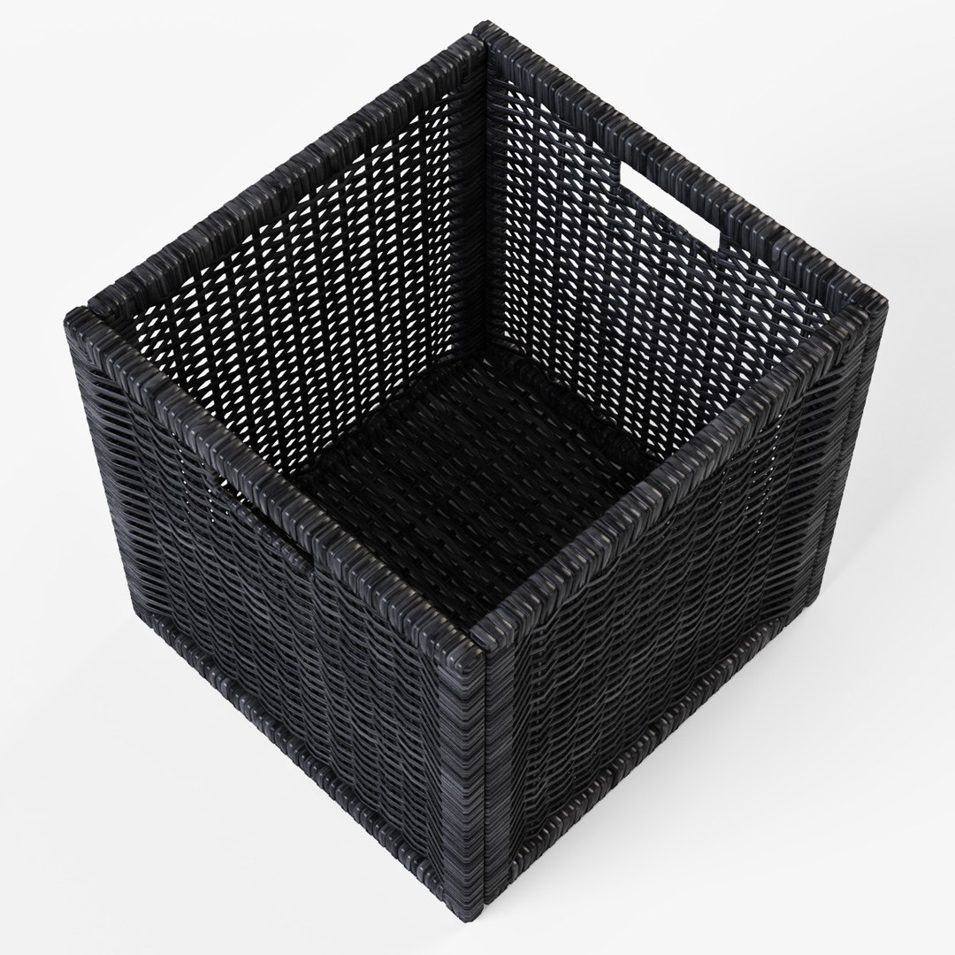 3d Rattan Basket Ikea Branas Model