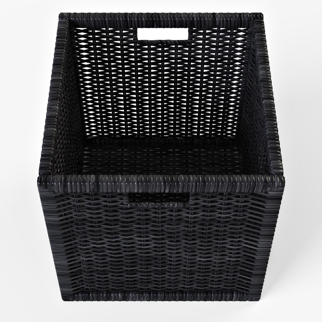 3d Rattan Basket Ikea Branas Model