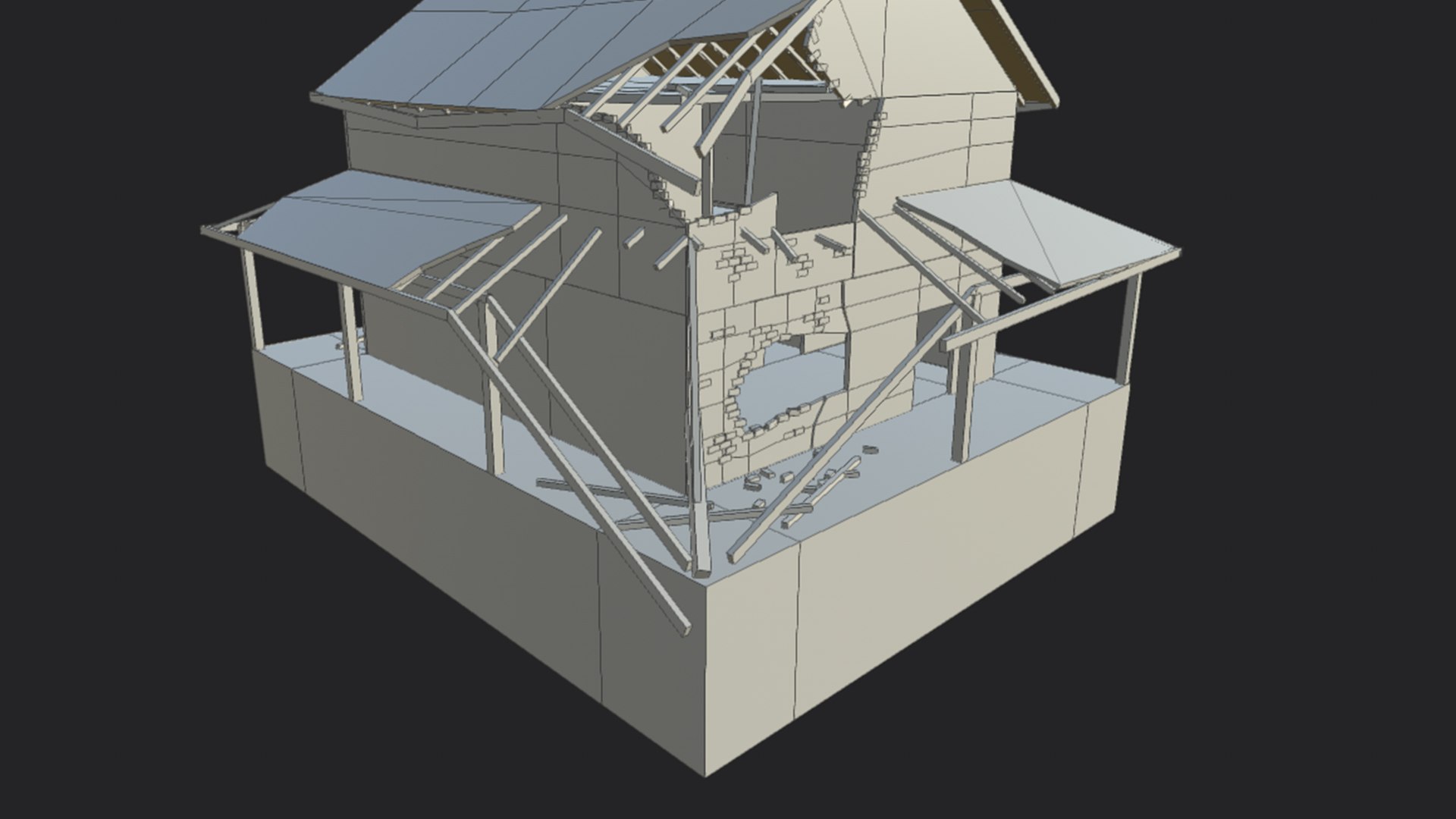 3D Model Gaming House - - TurboSquid 1237070