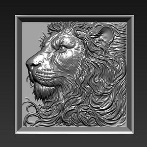 3D Lion Head